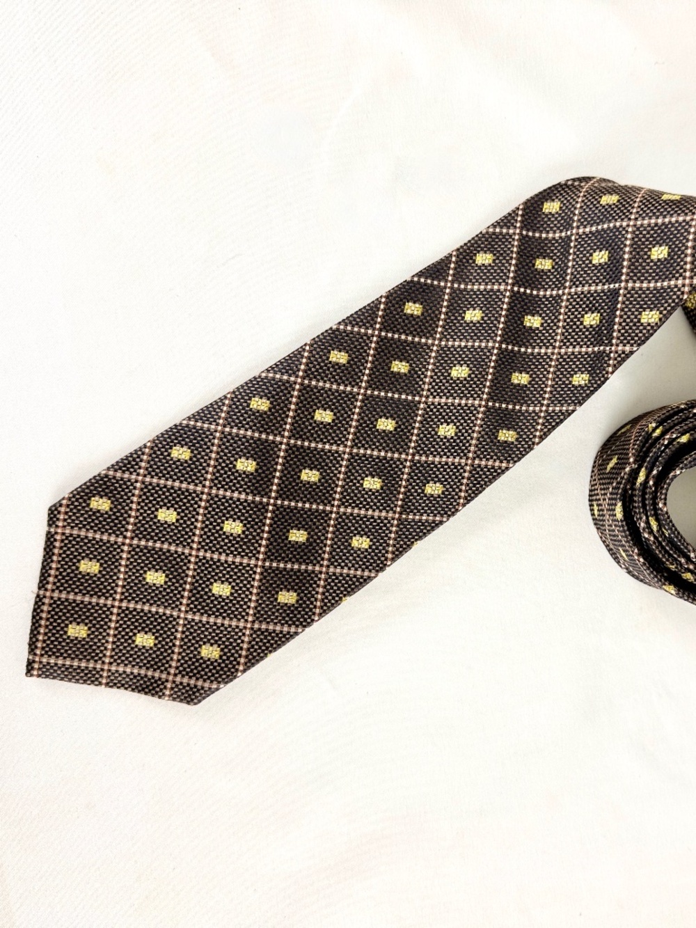 Giorgio Ferri Silk Necktie Lavorazione a Mano Handmade Puce Color